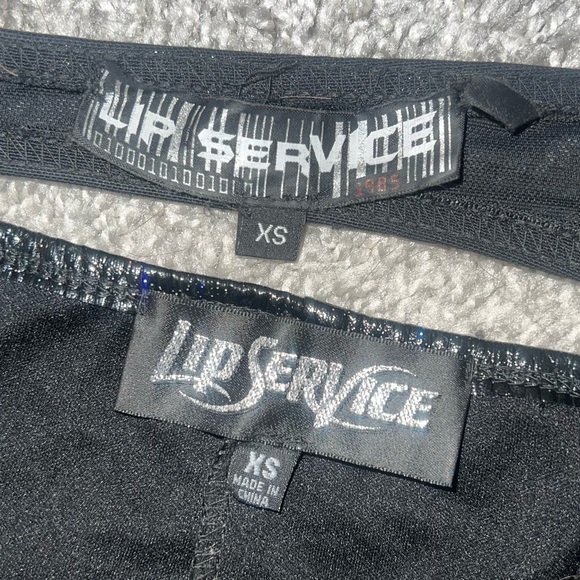 Lip Service black pleather set - Picture 12 of 12